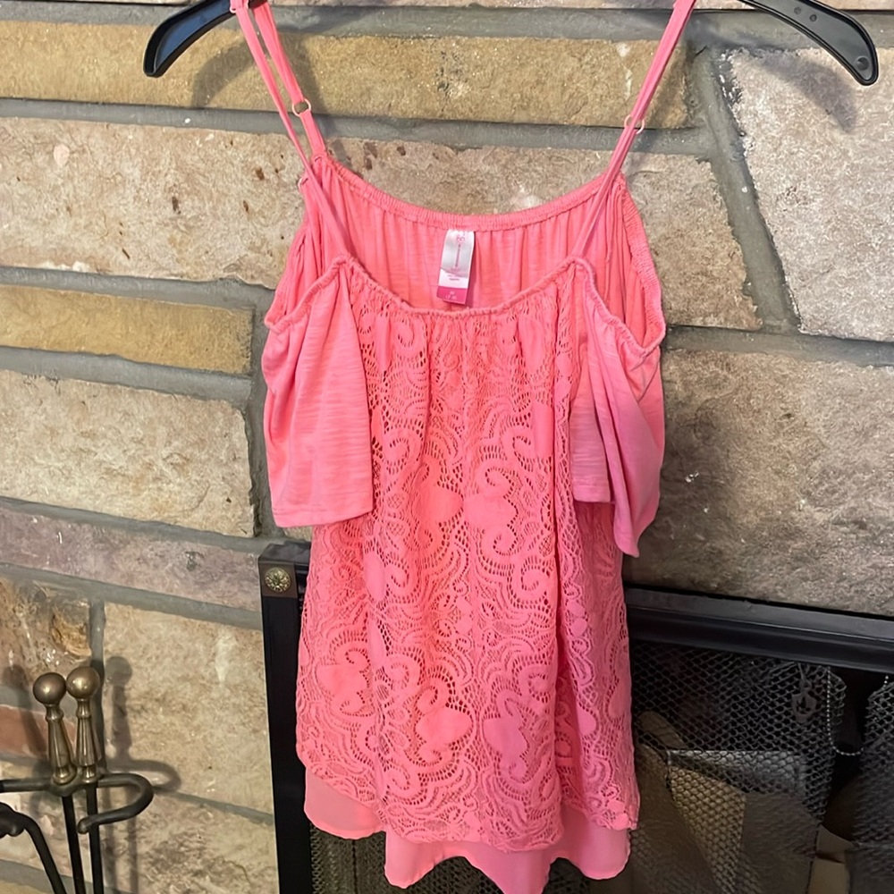 Cold shoulder blouse size M